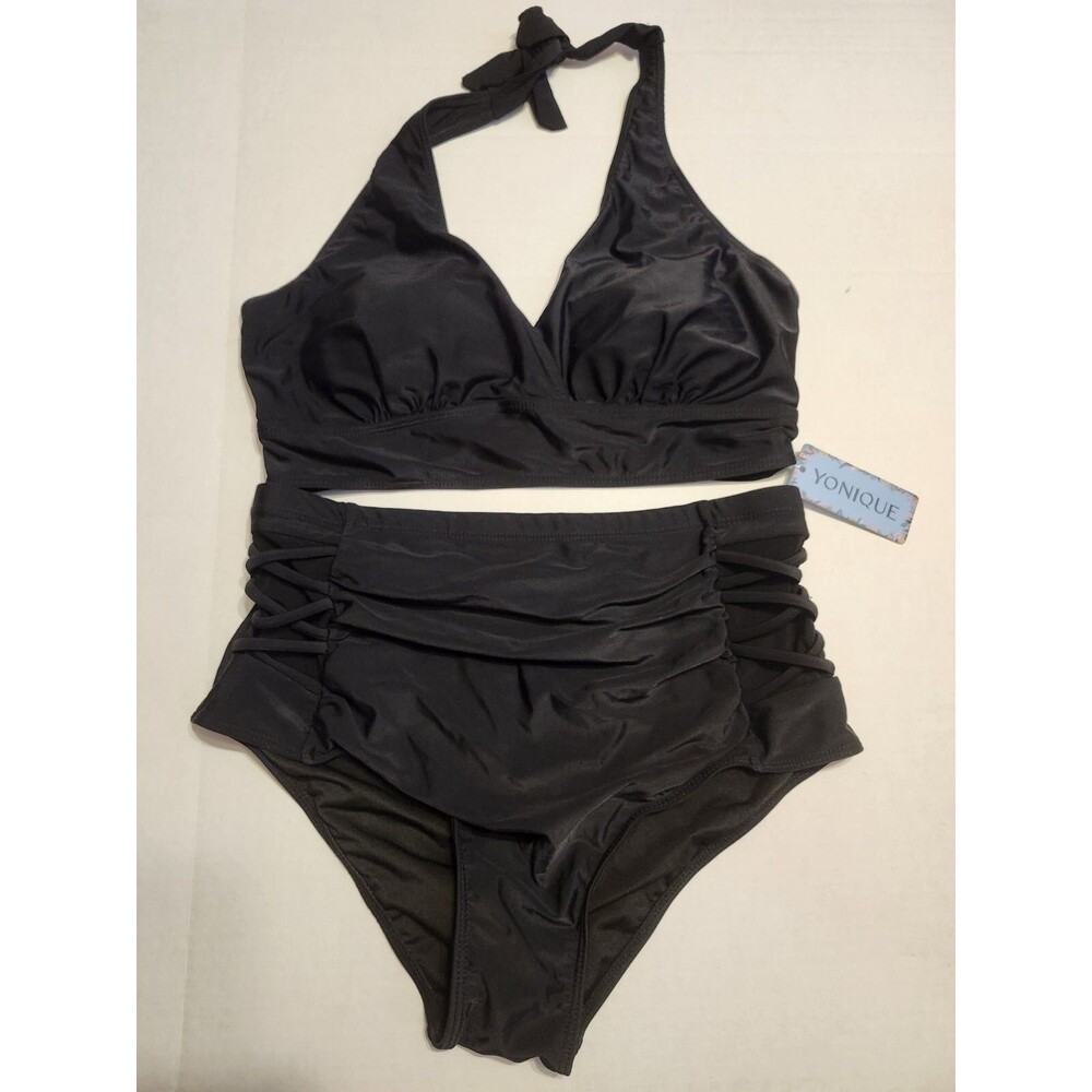 Yonique Size 14W Two Piece Swimsuit